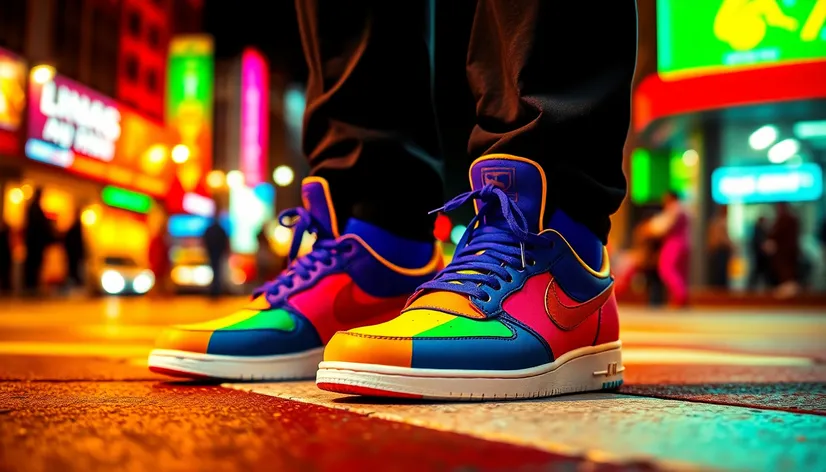 multicolor shoes