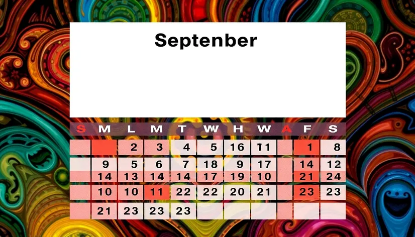 september 2001 calendar