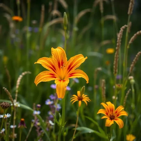 orange tiger lily