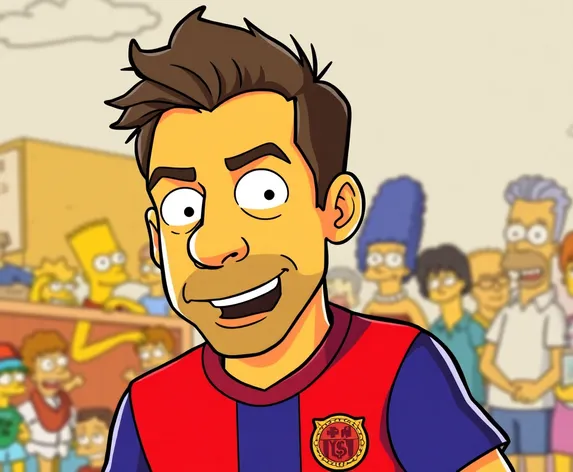 simpsons messi