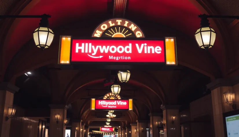 hollywood vine metro