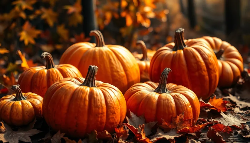 fall images with pumpkins