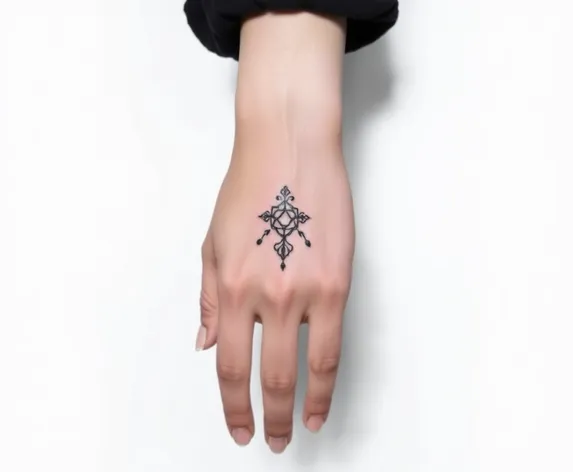 trival hand tattoo for