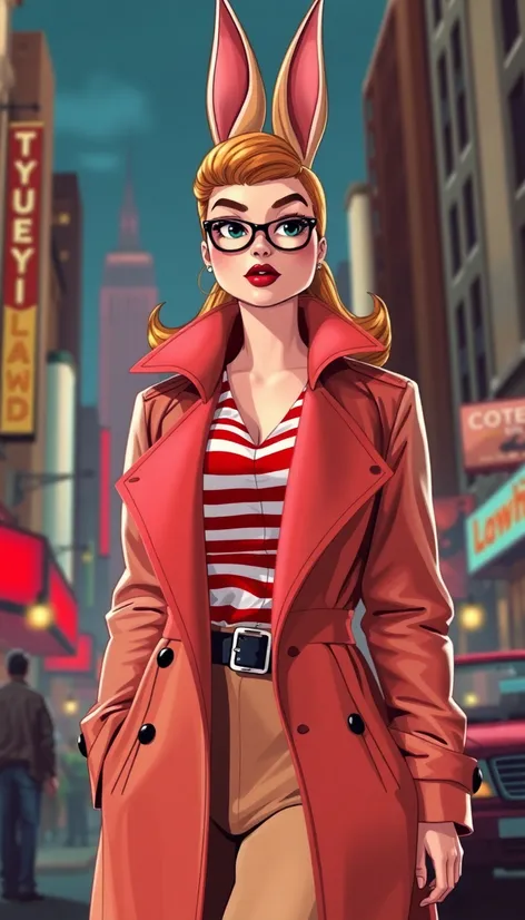 jessica rabbit trench coat