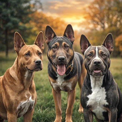 Thai ridgeback, australian shephard,