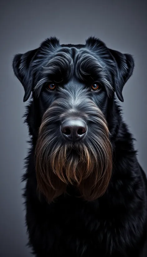 black giant schnauzer