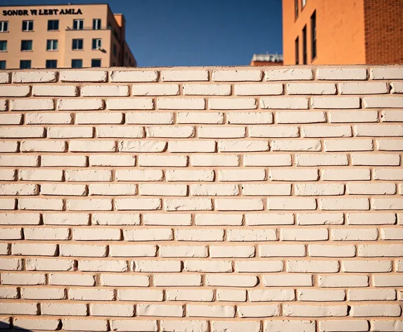 white brick wall