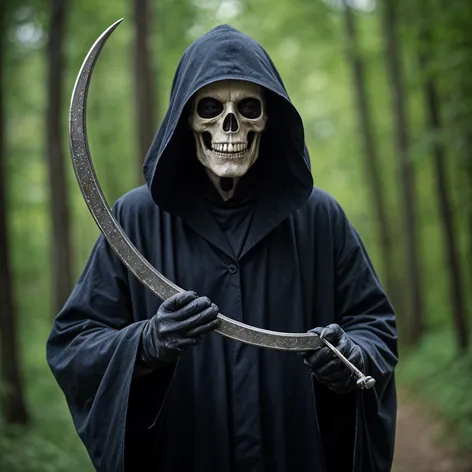 grim reaper with a