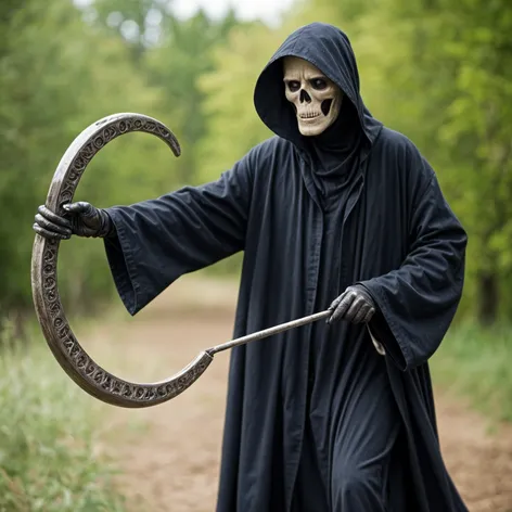 grim reaper with a