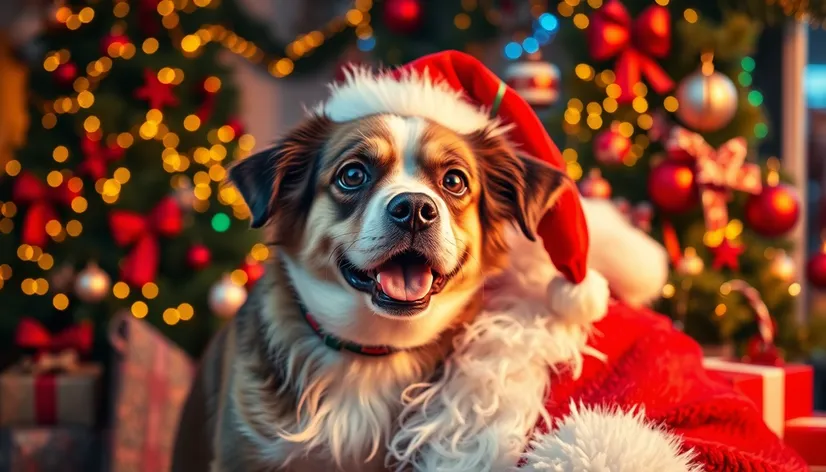 dog photos with santa