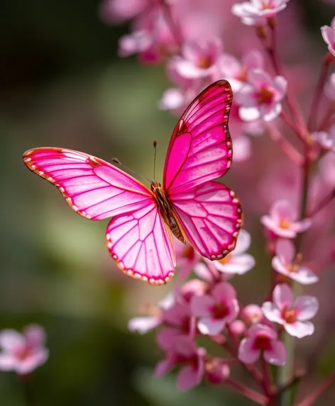 pink butterfly wallpaper