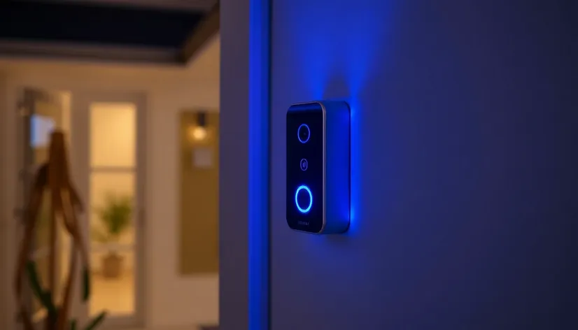 ring doorbell flashing blue