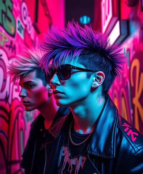 mens hairstyles punk