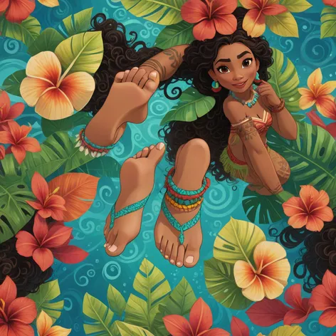 moana feet