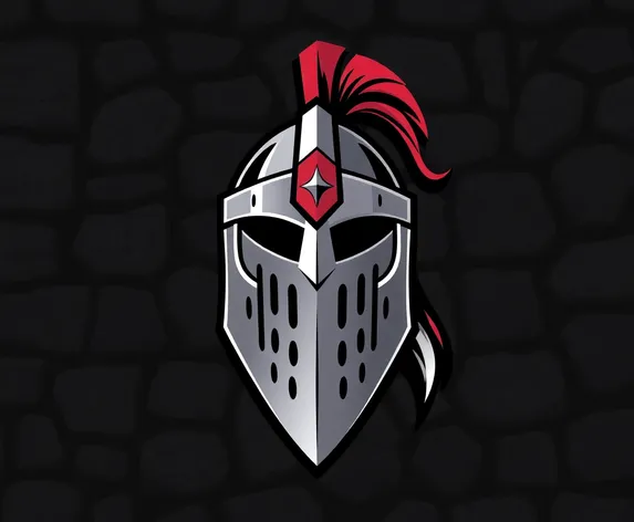 knight helmet logo