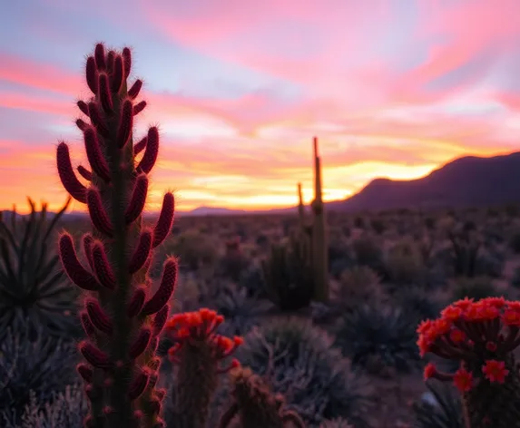 red cactus