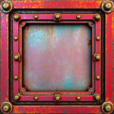 metal frame with square