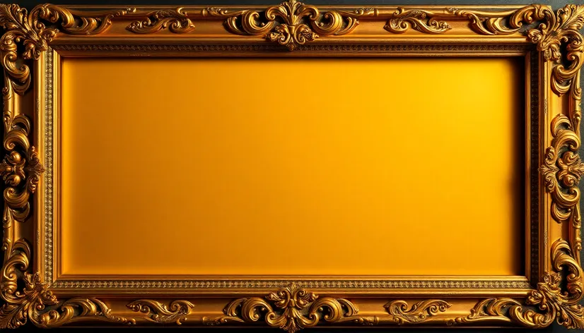 gold frame background