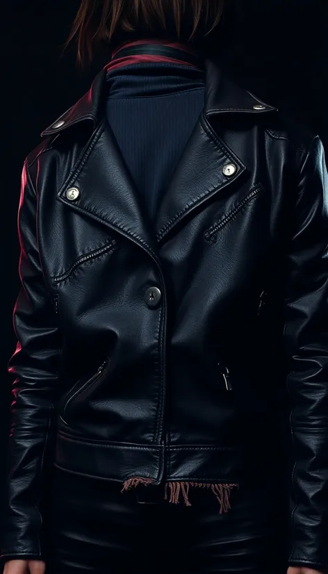 punk leather jacket