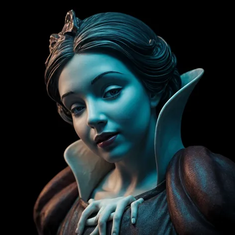 Snow White's statue is