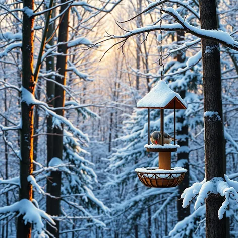 hanging bird feeder