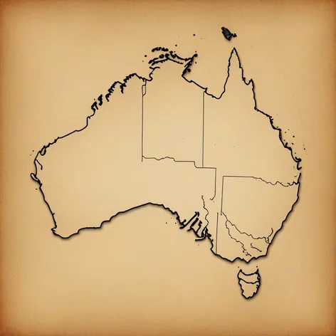 australia outline