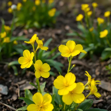 yellow primroses