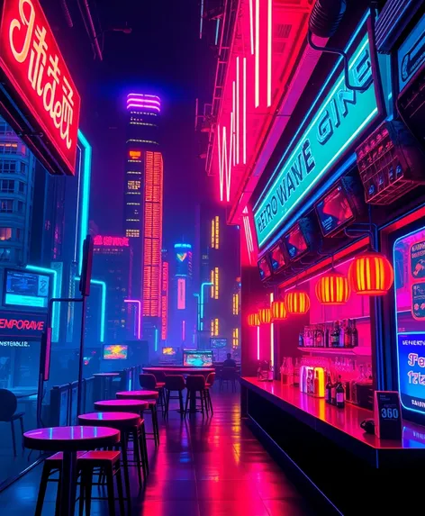 retrowave bar