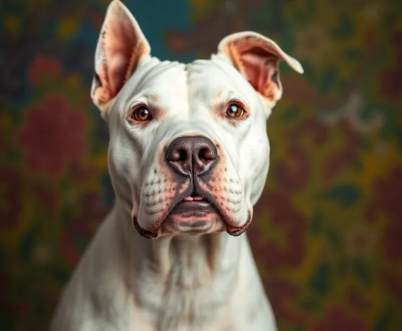 white and black pitbull