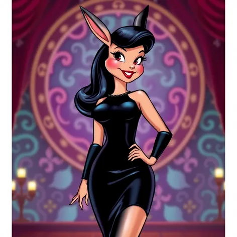 jessica rabbit black dress