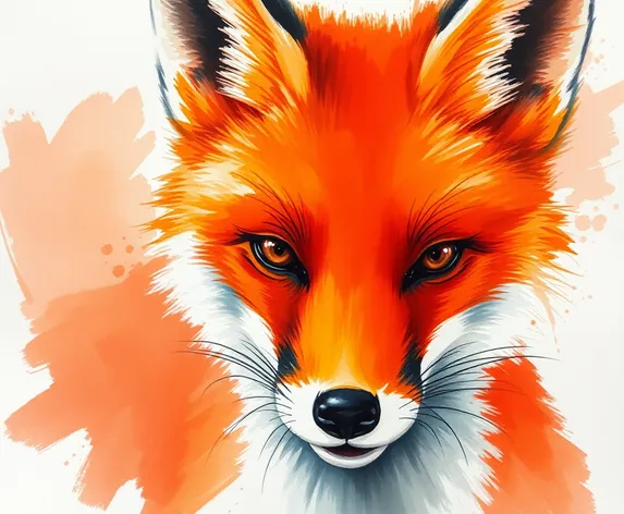 fox paint face