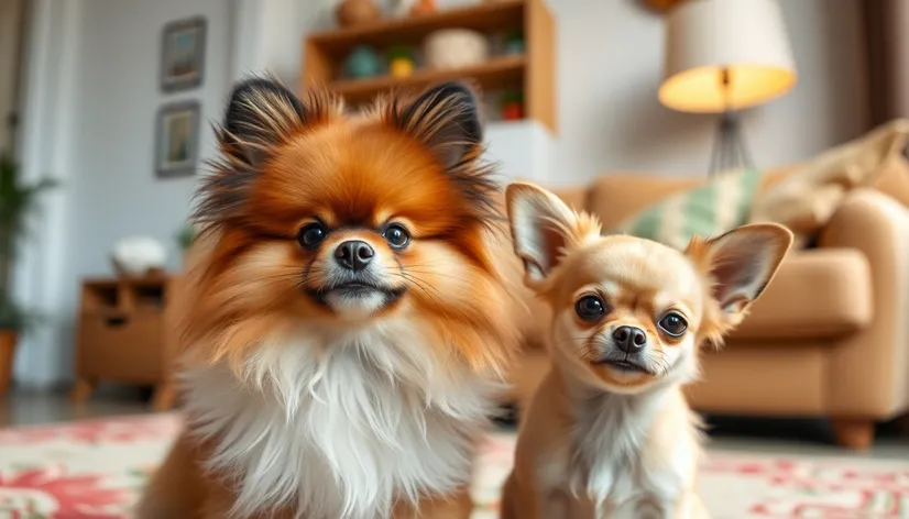 pomeranian and chihuahua