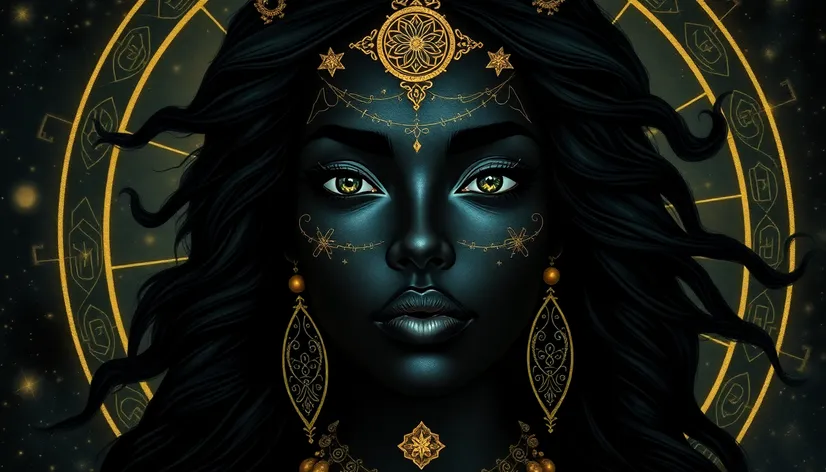 black aquarius goddess