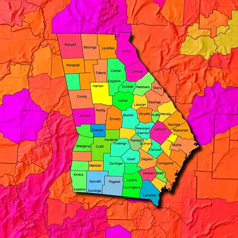 county map of ga