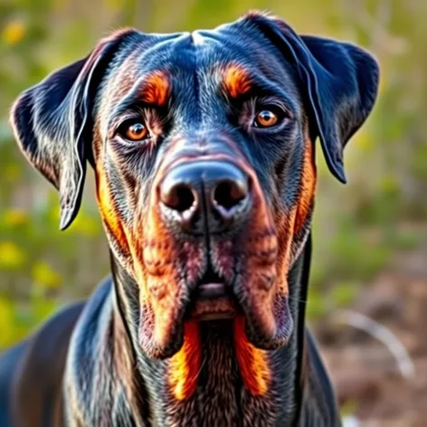 great dane and doberman