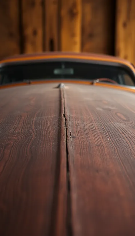 wooden car