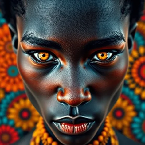 african yellow eyes