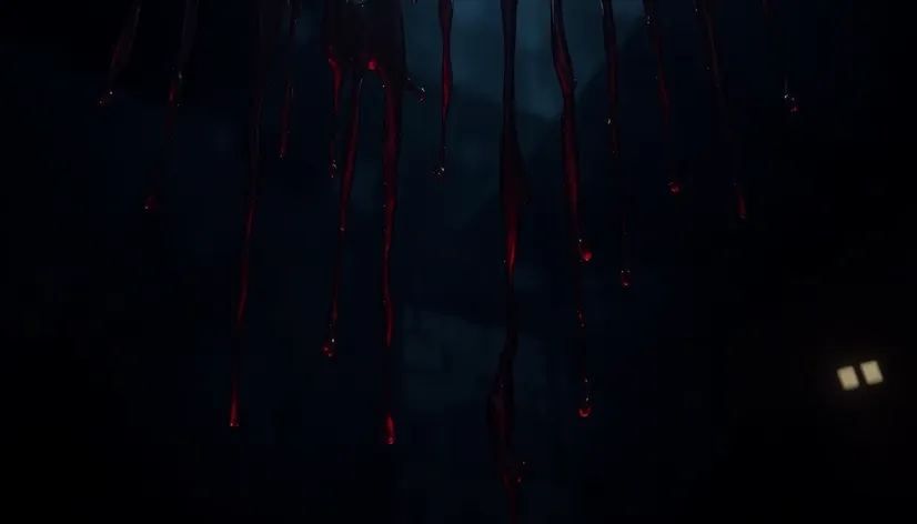 blood drips vfx