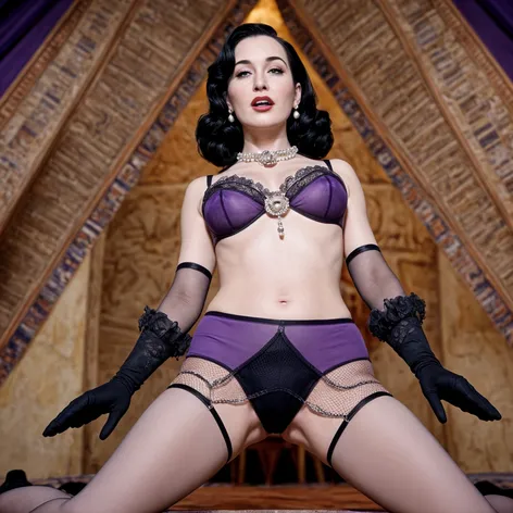 Dita von teese, mouth