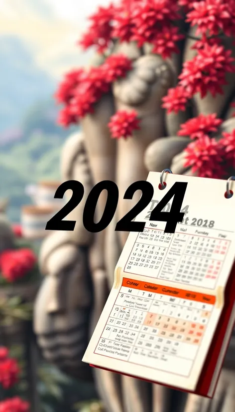 pocket calendar 2024