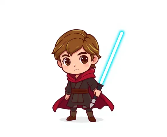 anakin coloring page