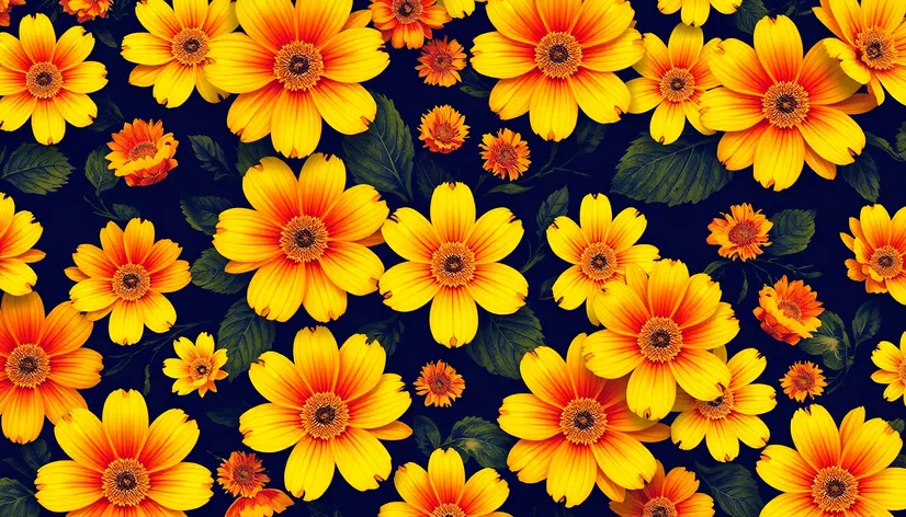 flower wallpaper yellow