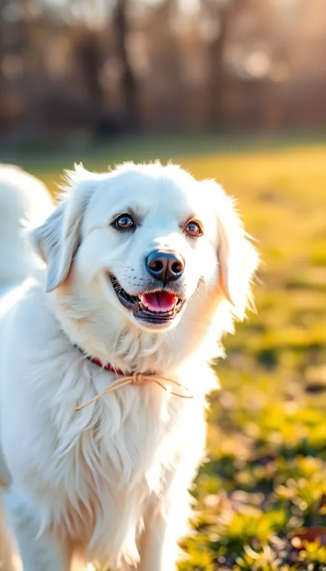 white retriever