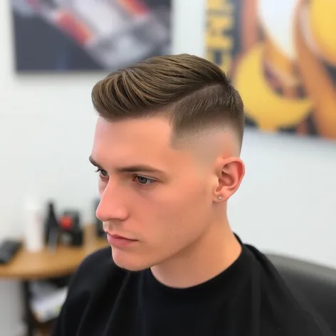 male haircuts shaved sides