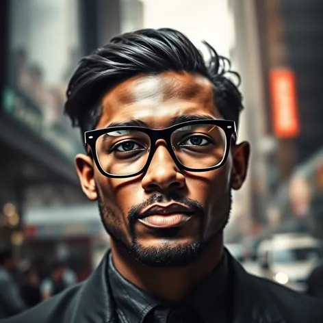 black men's eyeglasses