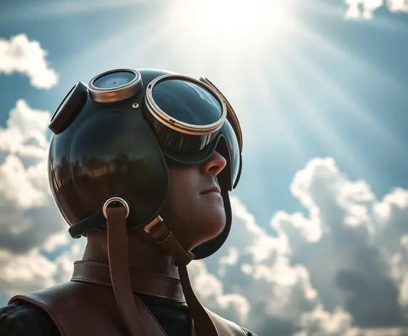 a biplane helmet