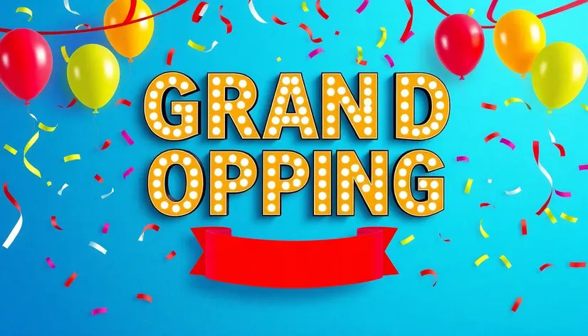 grand opening banner