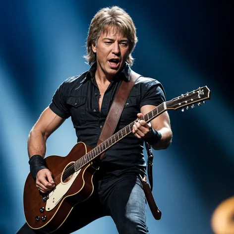 Bon Jovi putting on