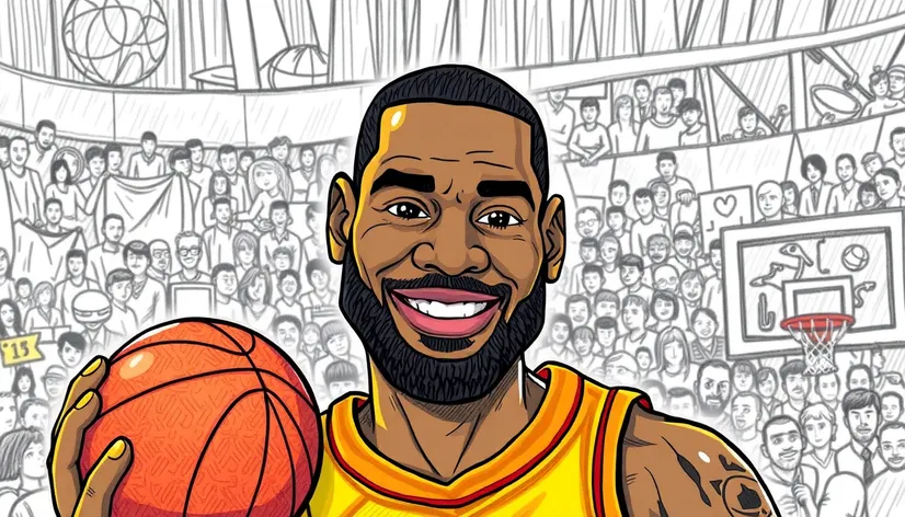 lebron doodling