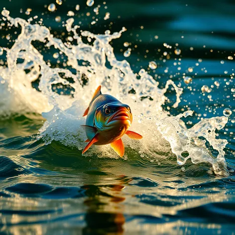 fish jumping out of